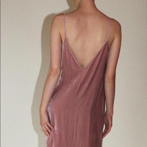 Mara Hoffman Velvet Mauve Georgia Slip Dre… - Picture 2 of 4